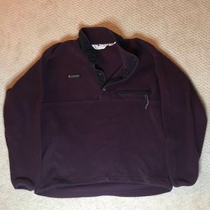 Maroon Columbia Fleece Pullover